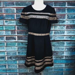 Holiday Cocktail Party BCBG Maxazria Dress Size 8 - KALLI Black Lace - EUC